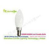 3w B15 Milky White Glass Led Candle Lamp Point Shaped 6000k SMD 5630 Dimmable thumbnail-1