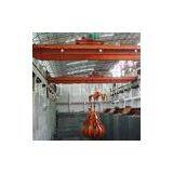 Heavy Duty Bulk Material Handling Garbage Grab Crane For Steel Factory CE