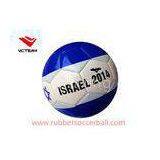 Country Flag Custom Size 5 Soccer Ball With Rubber Bladder 21.8 - 22.6 CM