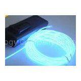 Transparent Blue Green EL Lighting Wire In Roll With 3V - 2 AA Batteries Pack