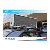 Ultral Thin High Resolution Taxi Led Display with Acrylic Glass 75mm Deepth