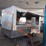 TELESCOPE Hamburger Mobile Food Truck Deep Fryer Fast Food Trailer Ice Cream Mobile Food Cart thumbnail-1
