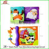 0-12 Month Baby Rattles Teether Toys Soft Plush Waterproof Baby Bath Book thumbnail-4