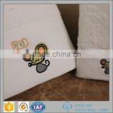 16S White Embroidery Hotel Towels Sets Pool Towels