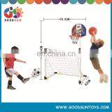 2 in 1 Soccer Goal Football Gates Game Set With Bsketball Pump thumbnail-2