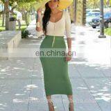 2017 New More Color Midi Bandage Dress Tight Pencil Skirt for OL Ladies Wholesale thumbnail-3