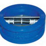 Wafer dual plate check valve