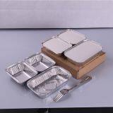 930ml Takeaway Disposable Food Grade Aluminium Foil Container thumbnail-3