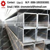 Black welded rectangular and square steel pipe