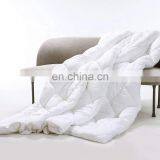 White Color Cotton Downproof Fabric Goose Feather Down Duvet Quilt thumbnail-4