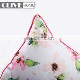 Hot Sale Custom Design Flower Paint Printed Decorative Pillow Outdoor Cushions for Car thumbnail-3