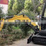 Wheel Mini 2600kg Diesel Hydraulic Hammer Mini Excavator Machine for Sale thumbnail-1