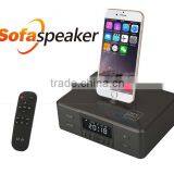 Remote Controller Alarm Clock Sofa Speaker Bluetooth Sofa Speaker For Iphone /Android Phone