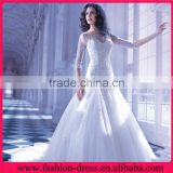 New Arrival Hot Sale Ball Gown Long Sleeves Wedding Dresses In Dubai
