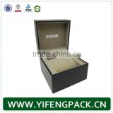 luxury wholesale branded custom gift watch packaging box with pillow, wrist display storage mens luxury leather watch box