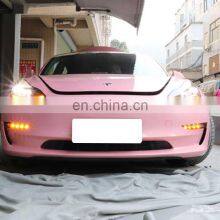 Car Accessories Front Bumper Lights LED Lamp for Tesla Model 3 With Dynamic Sequential Turn Signal thumbnail-2