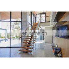 Double Stringer Solid Wood Steps Staircase Price For Sell thumbnail-2