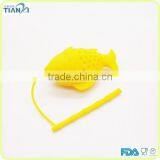 2015 New Design FDA/LFGB Funny Fishing Shape Silicone Tea Bag thumbnail-4