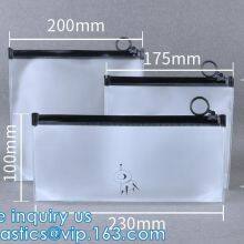 Cosmetic Ziplock Clear Bubble Bags/Hot Sale Slider Zipper Bag, Slider Hook Hanging Zipper Bag, Slider Zipper PVC Pencil thumbnail-4