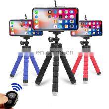 2022 Mini Foldable Tripod Sponge Mobile Phone Holder Flexible Tripods Bracket Selfie Stick Tripod For Camera Accessory thumbnail-1