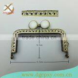 2015 Latest Metal Frame for Purse With Coins White Gems