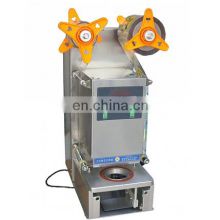 Stainless steel automatic Milk tea cup sealing machine