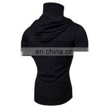 Best Selling Men Comfortable Half Sleeves Hoodies Collection Customized Design In Different Colors Available In Cheap Prices thumbnail-3