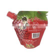 Custom Logo Plastice Coolers Tropical Berry Juice Spout Pouch Stand up Beverage Bags 60ml 80ml 125ml 100ml 150ml 200ml thumbnail-3