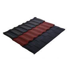 China Factory Good Quality Stone Coated Metal Roofing Tiles for Construction Materials thumbnail-2