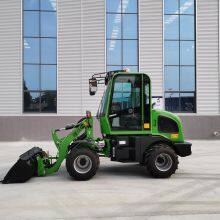 Европейские горячие продажи: 0,8-тонный компактный колесный погрузчик HZM908 с двигателем Евро III