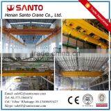 Double Beam Traveling Double Hoist Trolley Overhead Crane For Lifting goods
