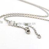 Chains Necklaces Type 316 Stainless Sateel Main Material O Chain Necklace thumbnail-2
