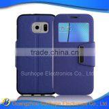 China Factory Tpu pu Leather Flip Cell Phone Case For Samsung Galaxy S7 G930