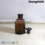140ml Amber Bottle Small Frost Mouth With Glass Cap Reagent Bottle thumbnail-3