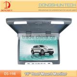 19 inch flip down cheap car monitor for selling