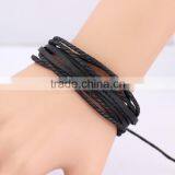 Fashion Bracelet, Leather Cord Bracelet, PTDB132 thumbnail-3