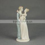 High Quality Event Supplies Bride and Groom Ceramic Figurine Cake Topper for Wedding Party Table Decoration-BY-TOP4 thumbnail-3