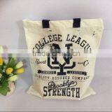 38cm x 44.5cm Tow Color Cotton Shopping Bag thumbnail-2