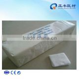 medical gauze swab with paper wrapped