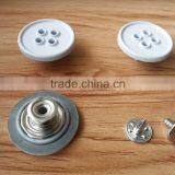 Metal Jeans Tack Button in White Matt Color For Jeans or Jackets -- J1537 thumbnail-2