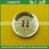 Ligh Glod High Gloss NF 4 Holes Sew-on Metal Button For Ladies Wear --- MS3426 thumbnail-1