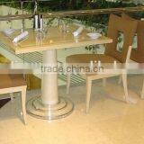 Light color series square table and two restaurant chair XDW1254
