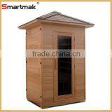 Canada Hemlock Far Infrared Sauna Room Outside Infrared Sauna thumbnail-1