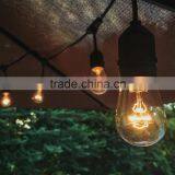 Outdoor Commercial String Globe Lights 48 Feet Long With 15 Hanging Dropped Sockets thumbnail-4