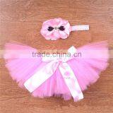 SEWN Baby Toddler Tutu, Cake Smash Tutu, Super FULL Princess Tutu- Pink Tutu Set thumbnail-5