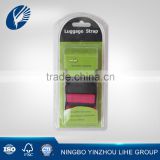Eco friendly pp luggage belt with lock price of waist safety belt