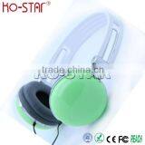 Fashionable Stereo Overhead Headphones With Metal Headband Customized Imprint In-Line Mic and Volume Control for PC or Mobile thumbnail-1