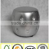 Hot Round Synthetic Leather Ottoman,PU Ottoman Stool