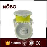 3pcs Colorize Stainelss Steel Coating Crisper Box Set With Airtight Lid thumbnail-4