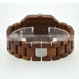 2016 Natural Eco-friendly New Design Wooden Wrist Watchmen Size,case Diameter is 40mm,red Sandalwood Case and Band 2315 Movement thumbnail-5